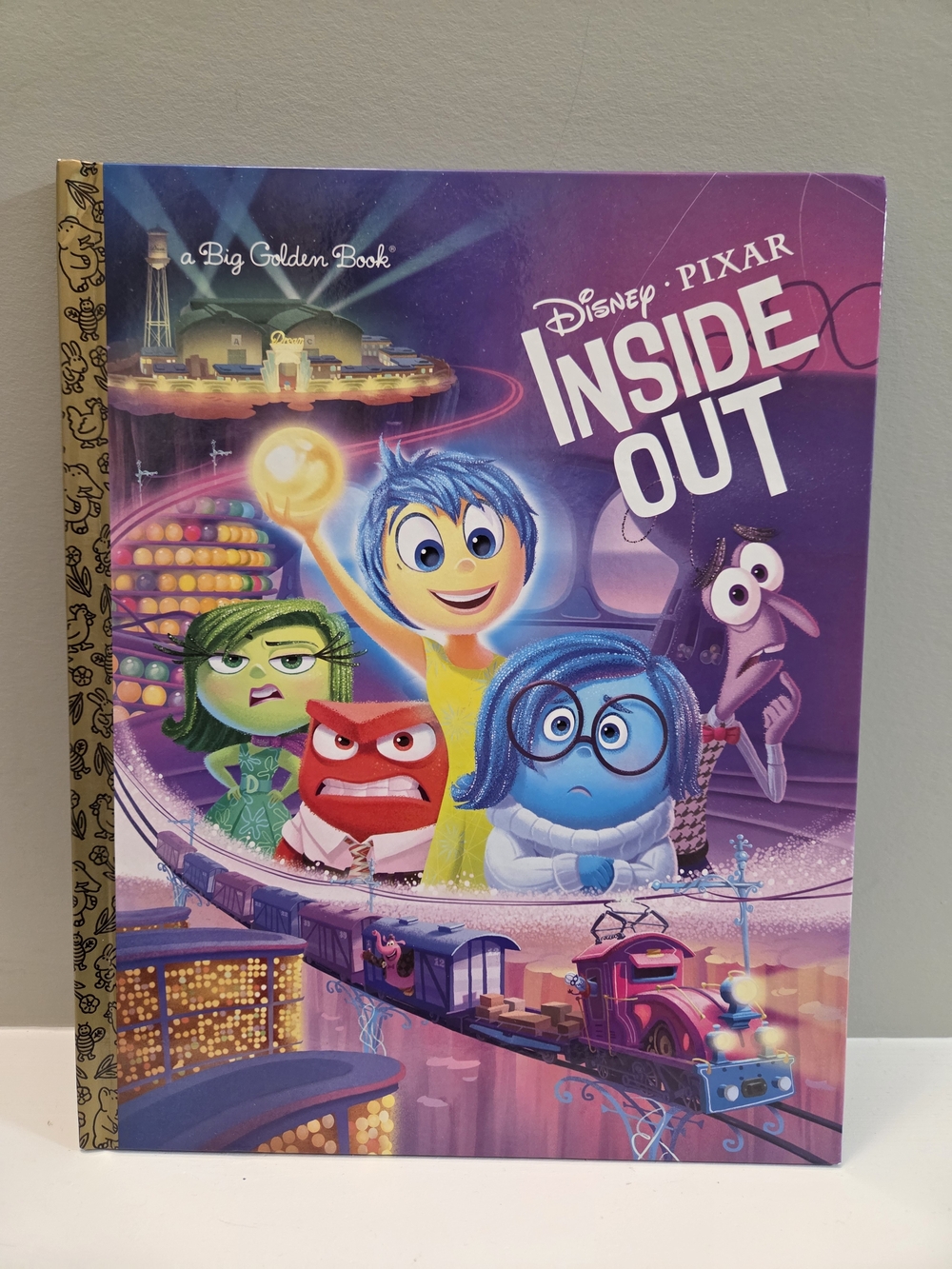 2/$10 Disney Pixar Inside Out Big Golden Book Hardcover Kids Storybook